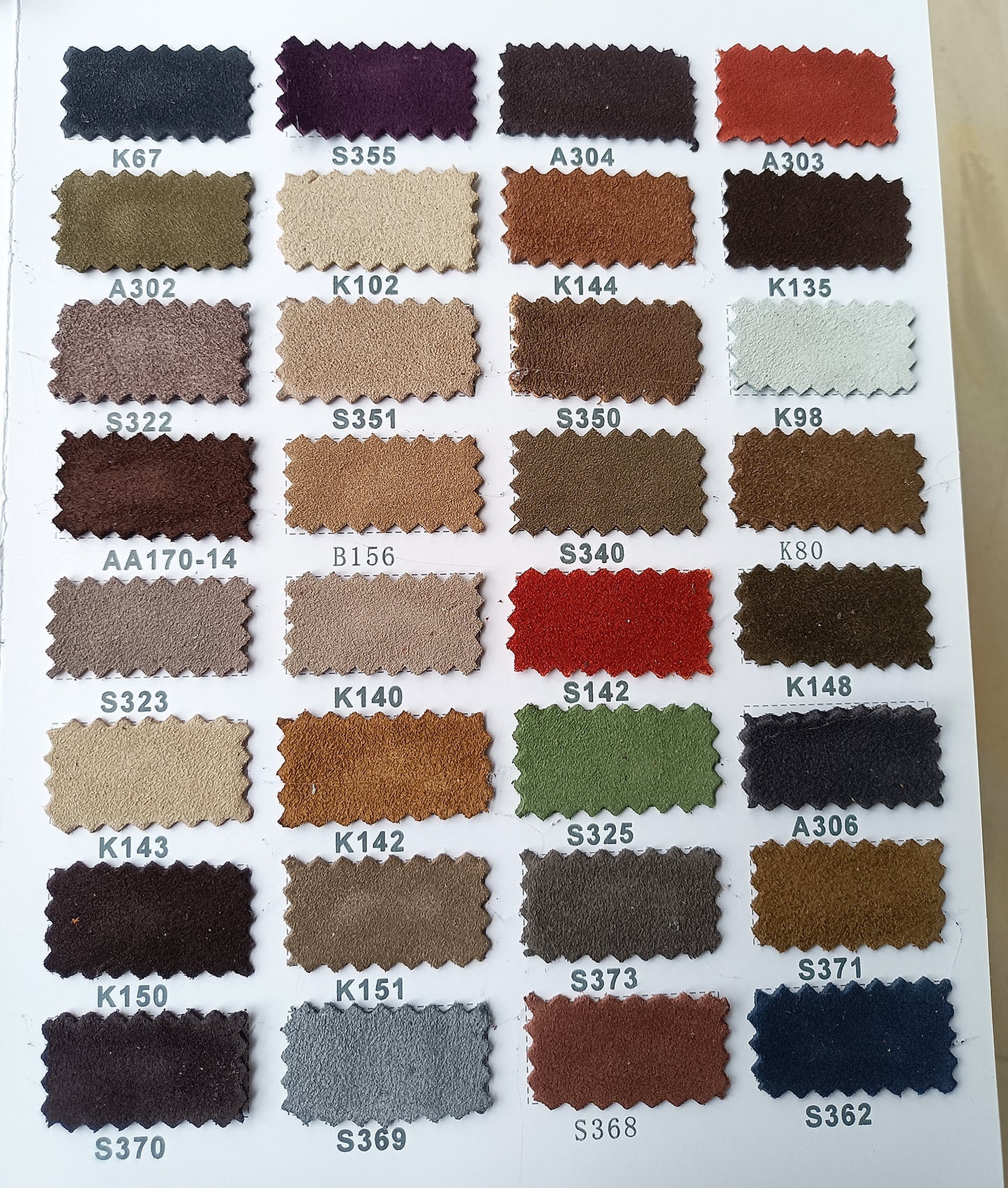 genuine cow suede leather