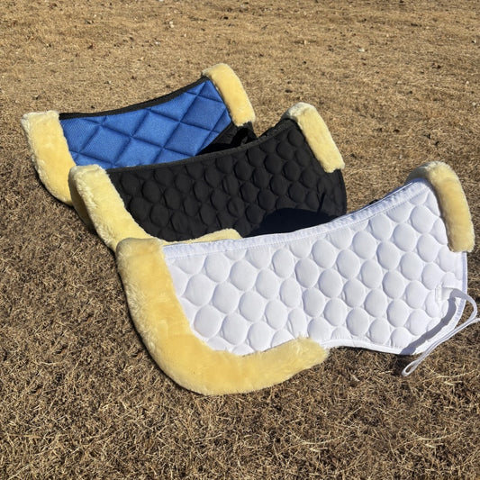 Custom Made British Genuine Sheepskin Western Saddle Pad‌