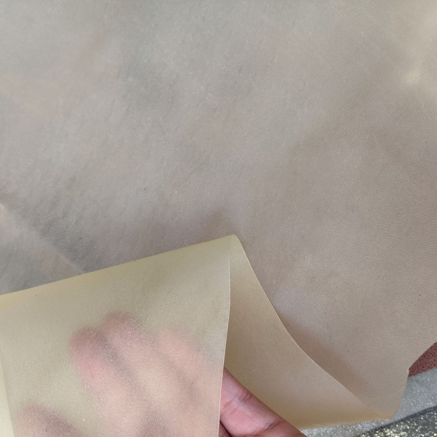 Transparent sheep skin leather for apparel garments clothes
