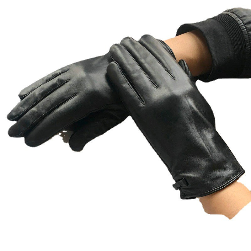 genuine sheepskin leather gloves