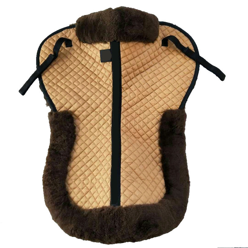 Custom made Australian Genuine Soft Sheepskin Western Saddle Pad Horse Protective Gear Equestrian Supplies