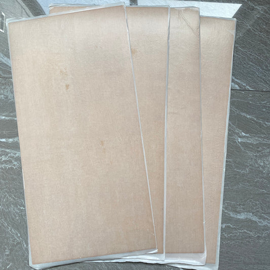 Custom made 12”*24” genuine  leather sheets with adhesive backing for hat patches, full grain leather tooling leather (2mm) thick cowhide leather pieces square, bourbon/dark brown